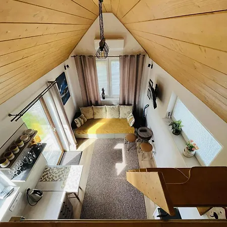 Casa de Férias Tiny House Podbieľanská Archa Podbiel